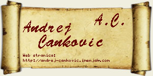Andrej Čanković vizit kartica